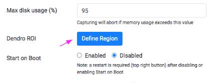 Click the Define Region button