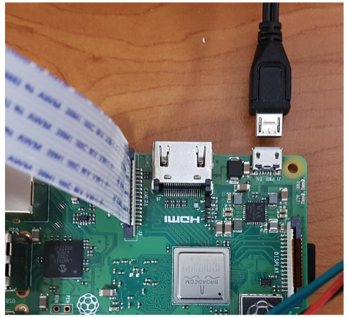 Connecting the Raspberry Pi power supply