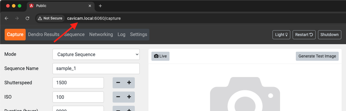 Connecting to caviconsole using '.local' address format